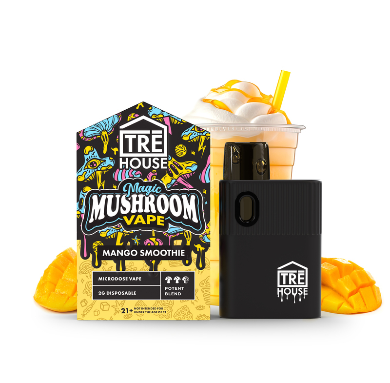 mango smoothie mushroom vape pen