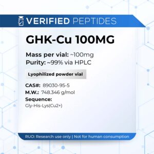 GHK-Cu Copper Peptide 100MG